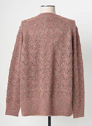 Pull resserrée sur le bas manches longues rose MOLLY BRACKEN femme