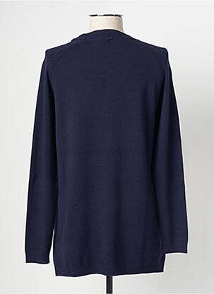 Pull col v manches longues bleu WNT COLLECTION femme