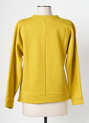 Sweat-shirt stretch manches longues jaune LION OF PORCHES femme