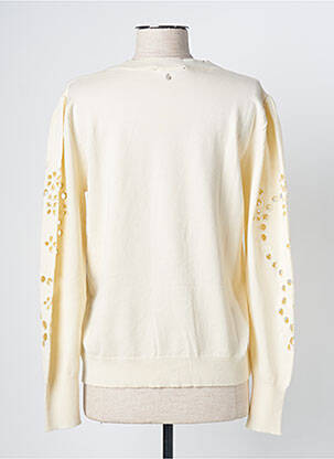 Pull stretch manches longues beige TRAMONTANA femme