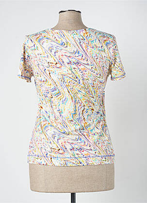 T-shirt imprimé fantaisie manches courtes beige GEVANA femme