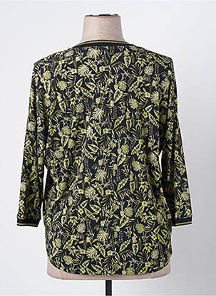 Blouse manches 3/4 manches 3/4 jaune ANDAM femme