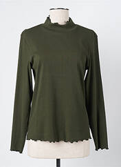 Sous-pull vert SIGNE NATURE pour femme seconde vue