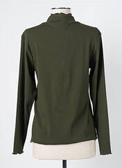 Sous-pull vert SIGNE NATURE pour femme seconde vue