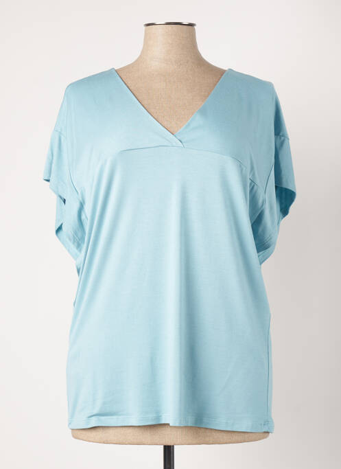 T-shirt bleu PAZ TORRAS pour femme