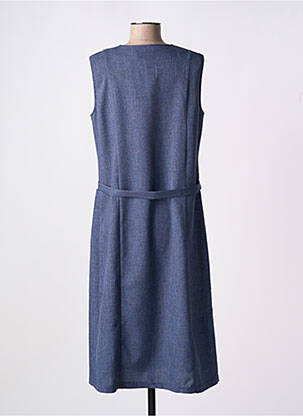 Robe mi-longue sans manche sans manche bleu VALMODE femme