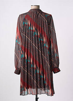 Robe courte manches longues manches longues rouge MOLLY BRACKEN femme