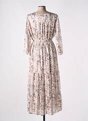 Robe longue beige ANDAMIO pour femme seconde vue