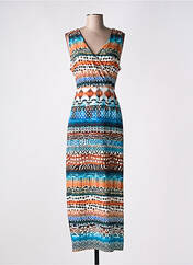 Robe longue bleu SIGNATURE pour femme seconde vue