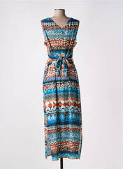 Robe longue bleu SIGNATURE pour femme seconde vue