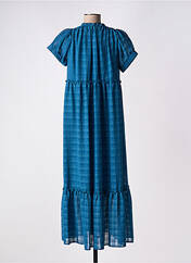 Robe longue bleu VAN-DOS pour femme seconde vue