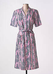 Robe mi-longue rose VALMODE pour femme seconde vue