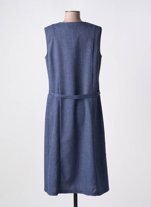 Robe mi-longue sans manche sans manche bleu VALMODE femme