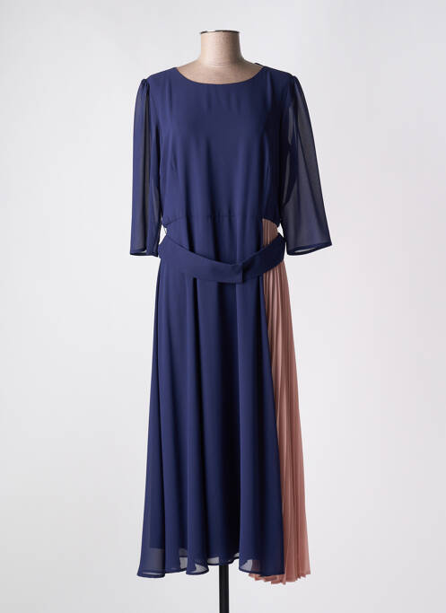 Robe longue bleu BARILOCHE pour femme