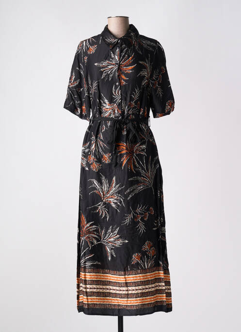 Robe longue noir LA FEE MARABOUTEE pour femme
