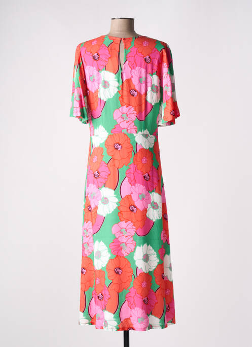 Robe longue rose SIGNE NATURE pour femme