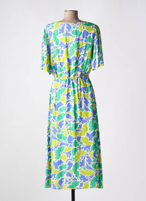 Robe longue vert SIGNE NATURE pour femme
