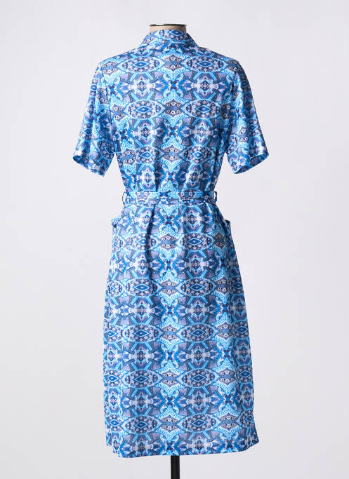 Robe mi-longue bleu VALMODE pour femme