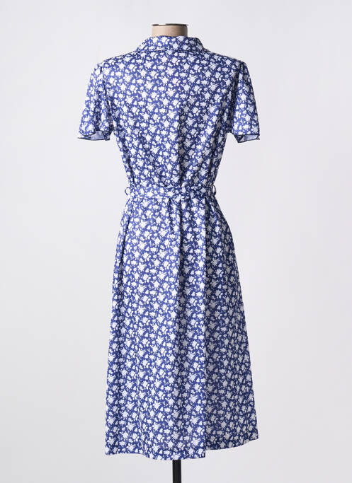 Robe mi-longue bleu VALMODE pour femme