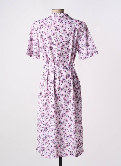 Robe mi-longue rose VALMODE pour femme