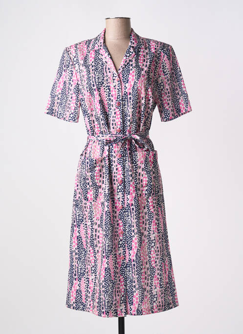 Robe mi-longue rose VALMODE pour femme