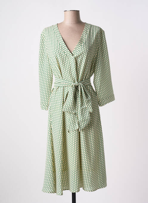 Robe mi-longue vert ANONYME DESIGNERS pour femme