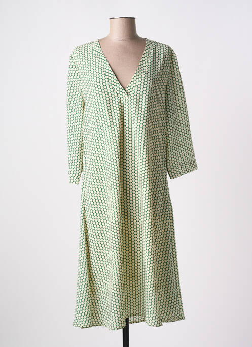 Robe mi-longue vert ANONYME DESIGNERS pour femme