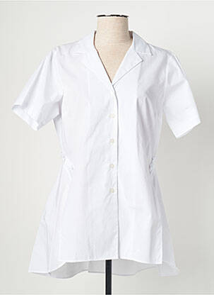 Chemisier manches courtes manches courtes blanc ANA SOUSA femme