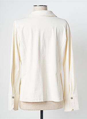 Chemisier coupe cintrée manches longues beige TRAMONTANA femme