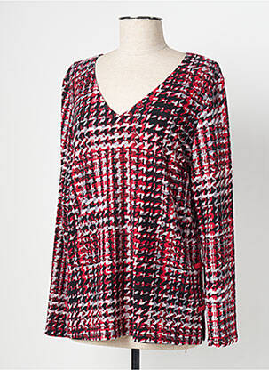 T-shirt manches longues manches longues rouge DIANE LAURY femme