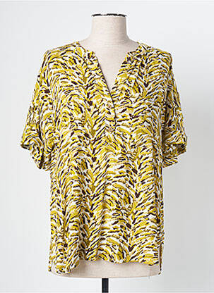 Blouse manches courtes manches courtes vert PAZ TORRAS femme