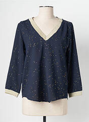 Blouse bleu EMMA ELLA pour femme seconde vue
