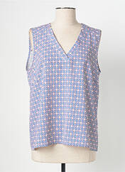 Top bleu SIGNE NATURE pour femme seconde vue