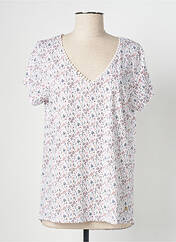 T-shirt blanc C'EST BEAU LA VIE pour femme seconde vue
