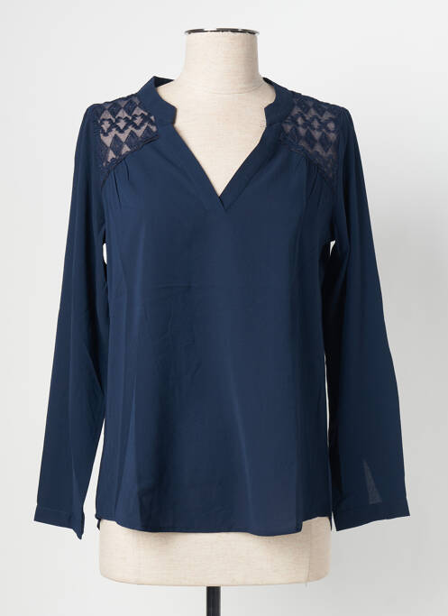 Blouse bleu EMMA ELLA pour femme