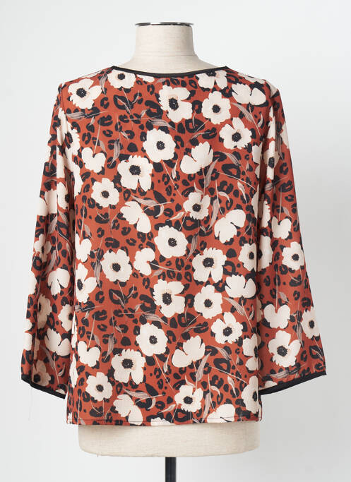Blouse marron SIGNE NATURE pour femme