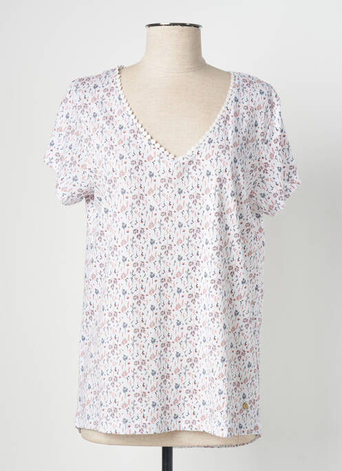 T-shirt blanc C'EST BEAU LA VIE pour femme