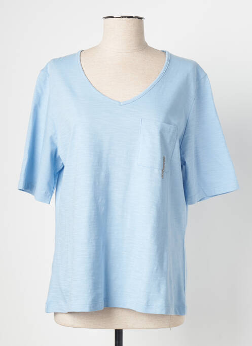 T-shirt bleu SIGNE NATURE pour femme