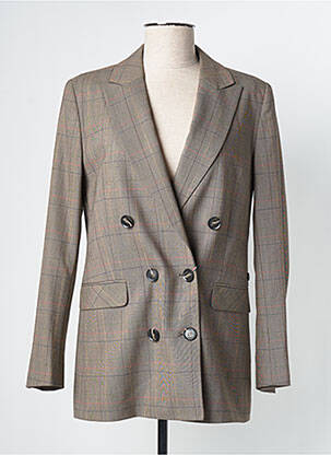 Blazer fausses poches marron LION OF PORCHES femme