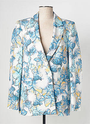 Blazer fausses poches bleu ANA SOUSA femme