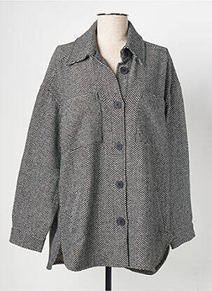 Veste casual col tailleur noir MOLLY BRACKEN femme