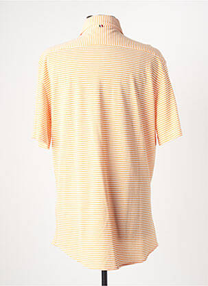 Chemise manches courtes coupe droite orange LION OF PORCHES homme