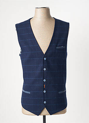 Gilet sans manche coupe cintrée bleu A FISH NAMED FRED homme