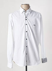 Chemise manches longues blanc DARIO BELTRAN pour homme seconde vue