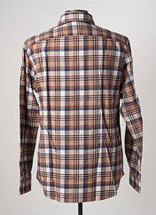 Chemise manches longues marron LION OF PORCHES pour homme seconde vue
