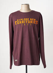 T-shirt violet CAMEL ACTIVE pour homme seconde vue