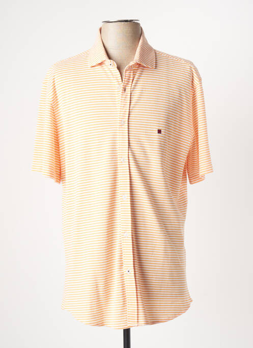 Chemise manches courtes orange LION OF PORCHES pour homme