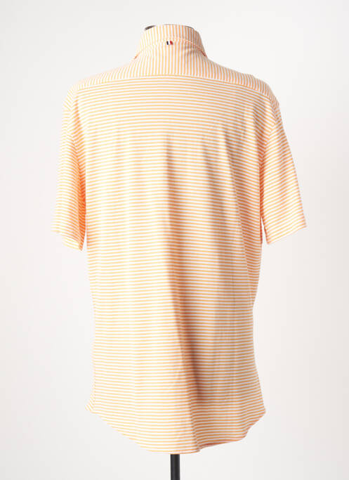 Chemise manches courtes orange LION OF PORCHES pour homme