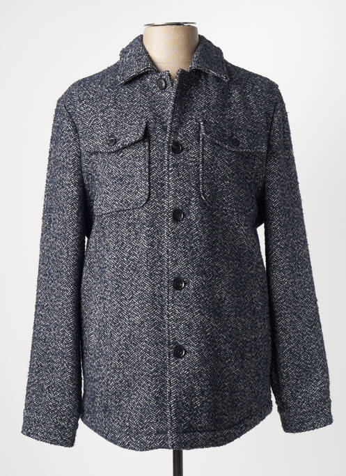 Manteau court gris DELAHAYE pour homme