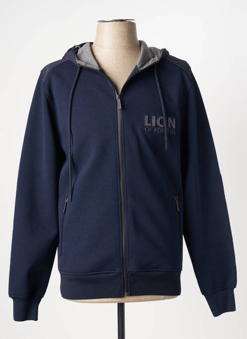 Veste casual bleu LION OF PORCHES pour homme